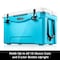 Serenelife Portable Cooler Box - Holds Up to 63 Cans, Keeps Ice Up to 5 Days, Heavy-Duty 35-Quart (Blue) SLCB35BL - alternate 1